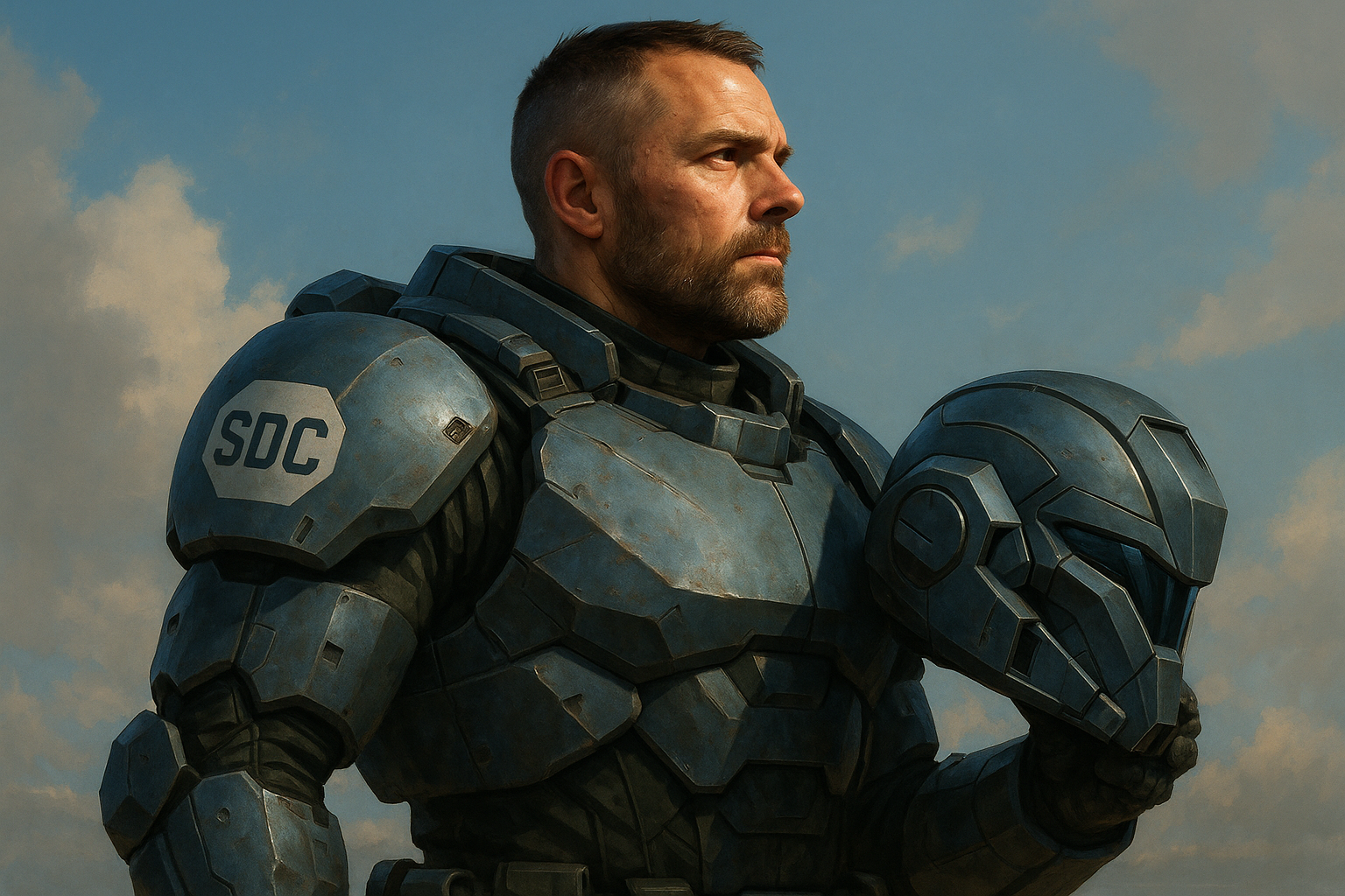 SDC Marine in power armor